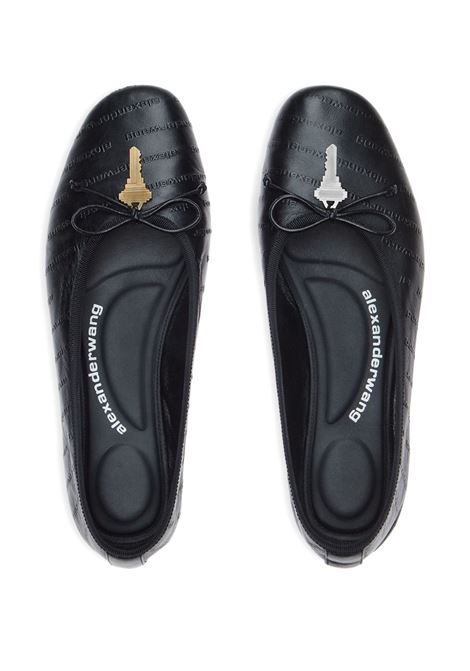 Black key-detail quilted ballet flats Alexander Wang - women ALEXANDER WANG | 30325F037001
